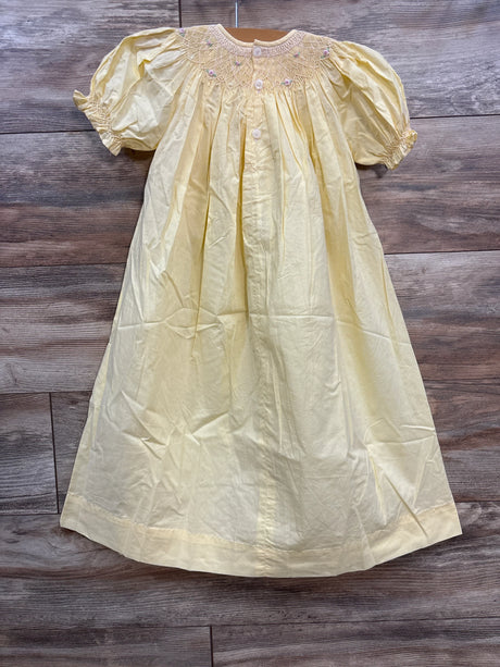 Remember Nguyen Smocked Savannah Bishop Dress Yellow sz 4T - Me n Mommy To Be
