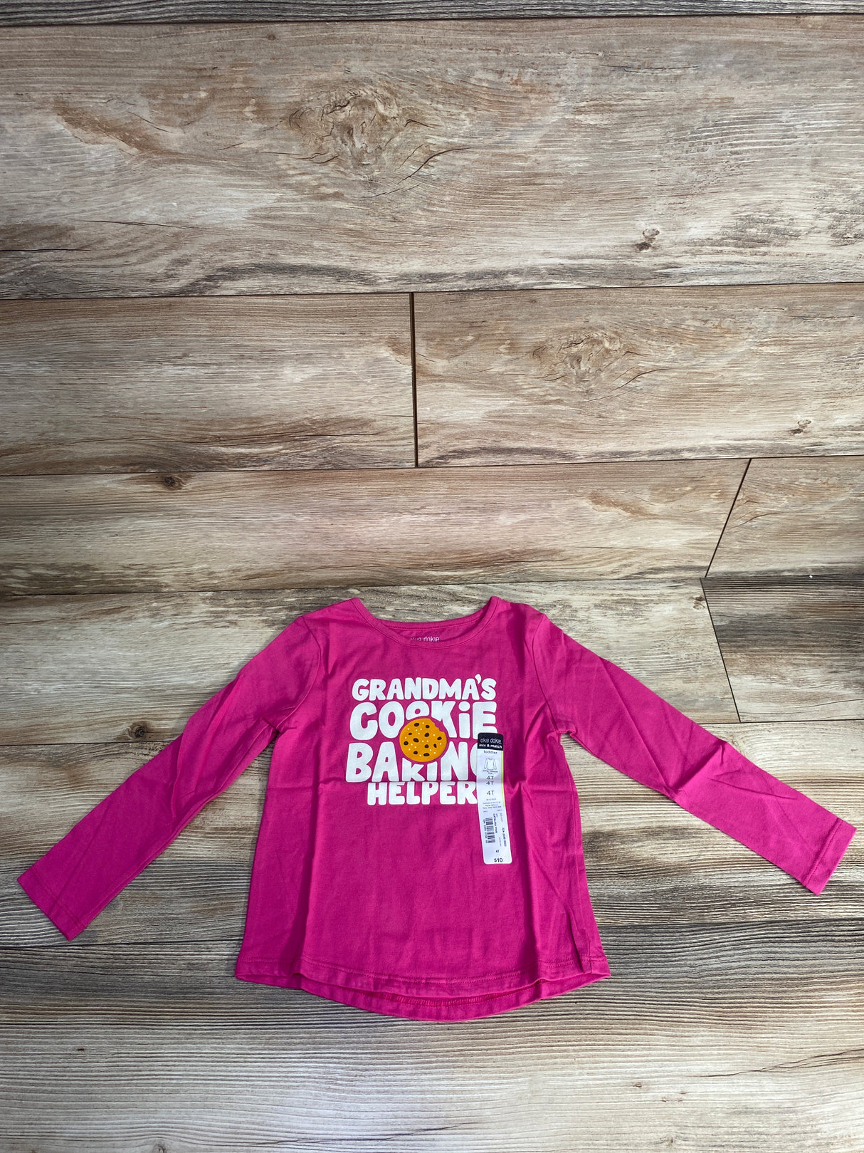 NEW Okie Dokie Grandma's Cookie Shirt sz 4T