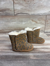 UGG Australia Cassie Leopard Print Boots Brown sz 0/1c