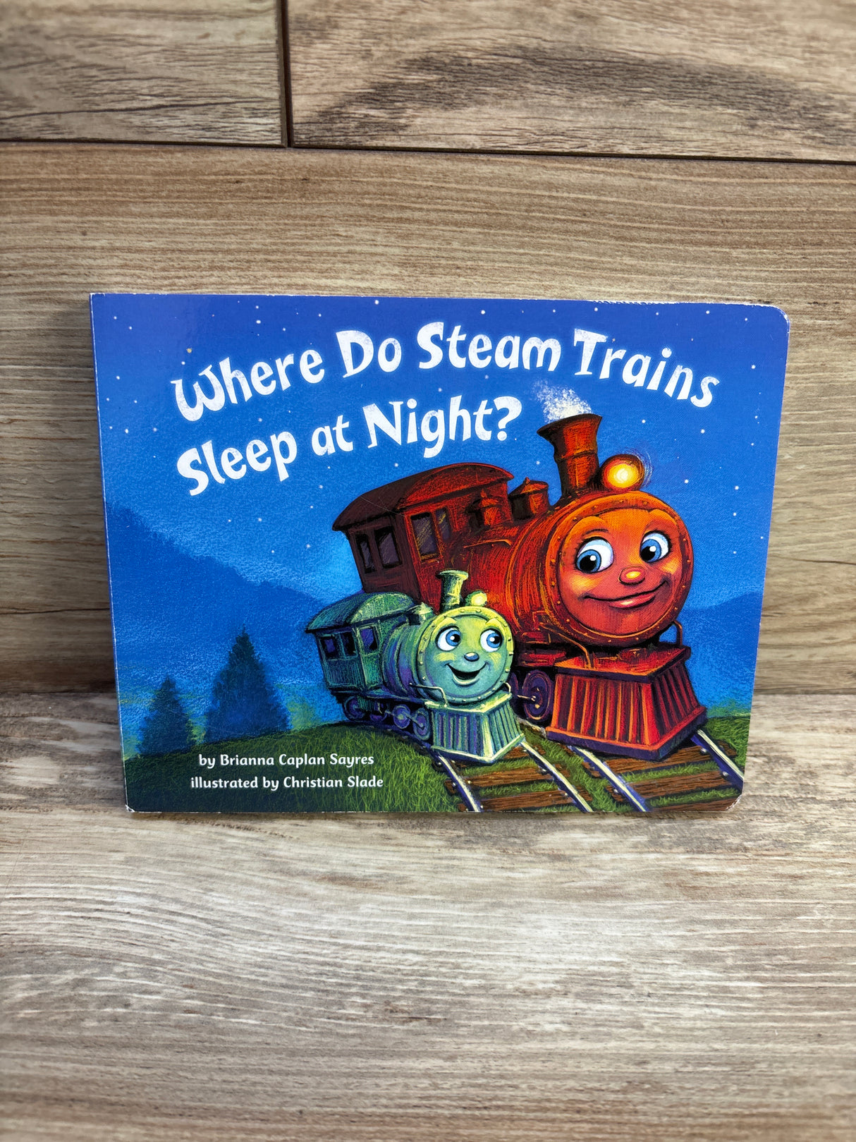 Where Do Steam Trains Sleep at Night Board Book