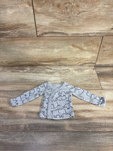 Just One You Kimono Shirt Grey sz Preemie