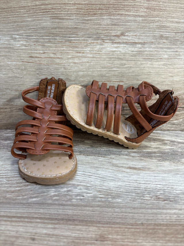 Wonder Nation Gladiator Sandals Brown sz 2c - Me n Mommy To Be