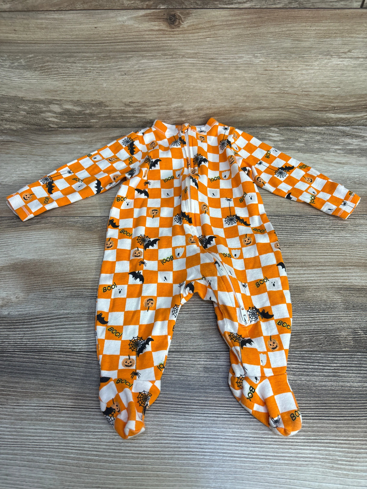 Old Navy Halloween Sleeper Orange sz 0-3m