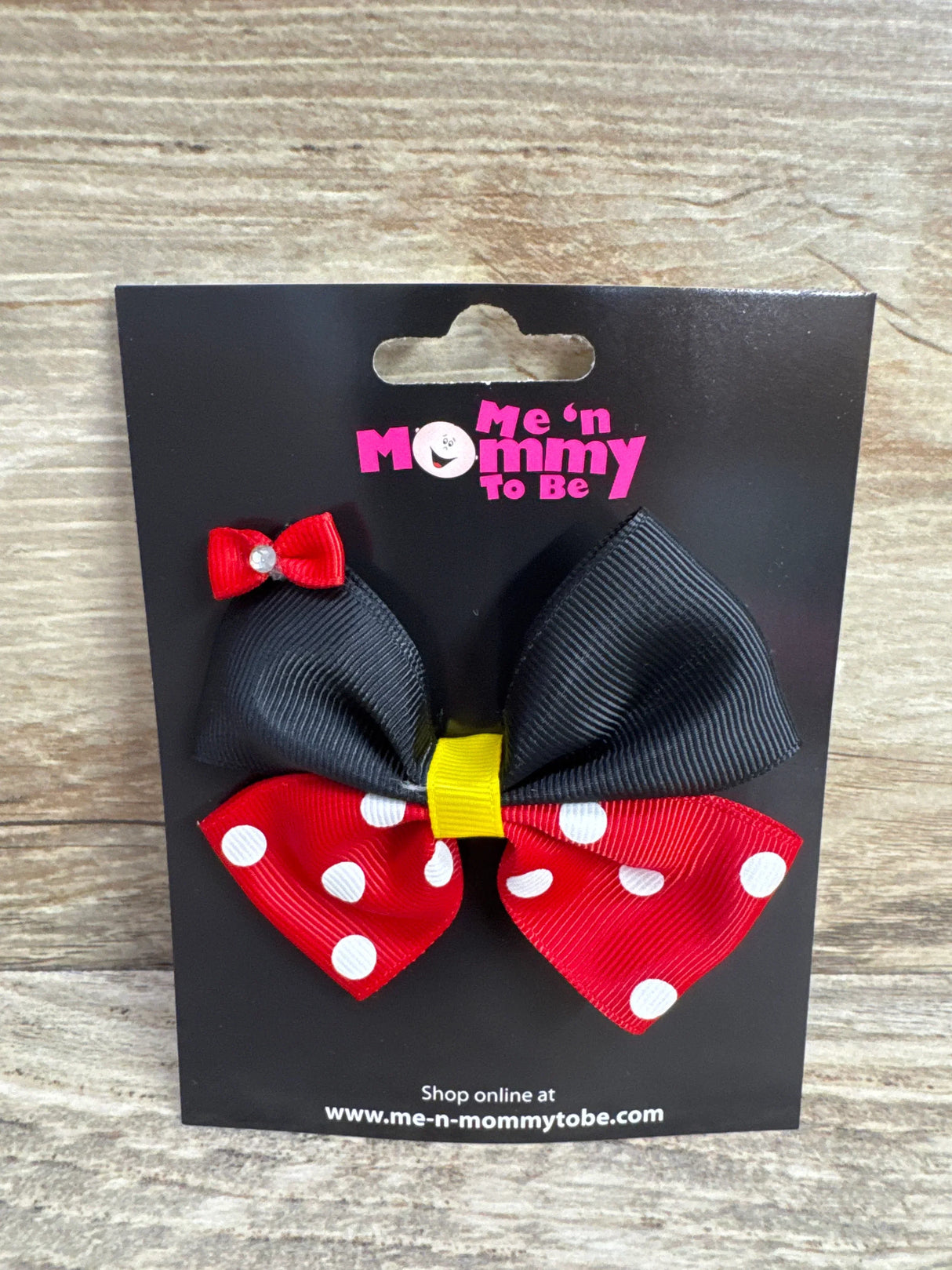 NEW Minnie Mouse Hair Bow, Red