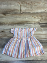 Carter's Striped Linen Dress Beige sz 2T