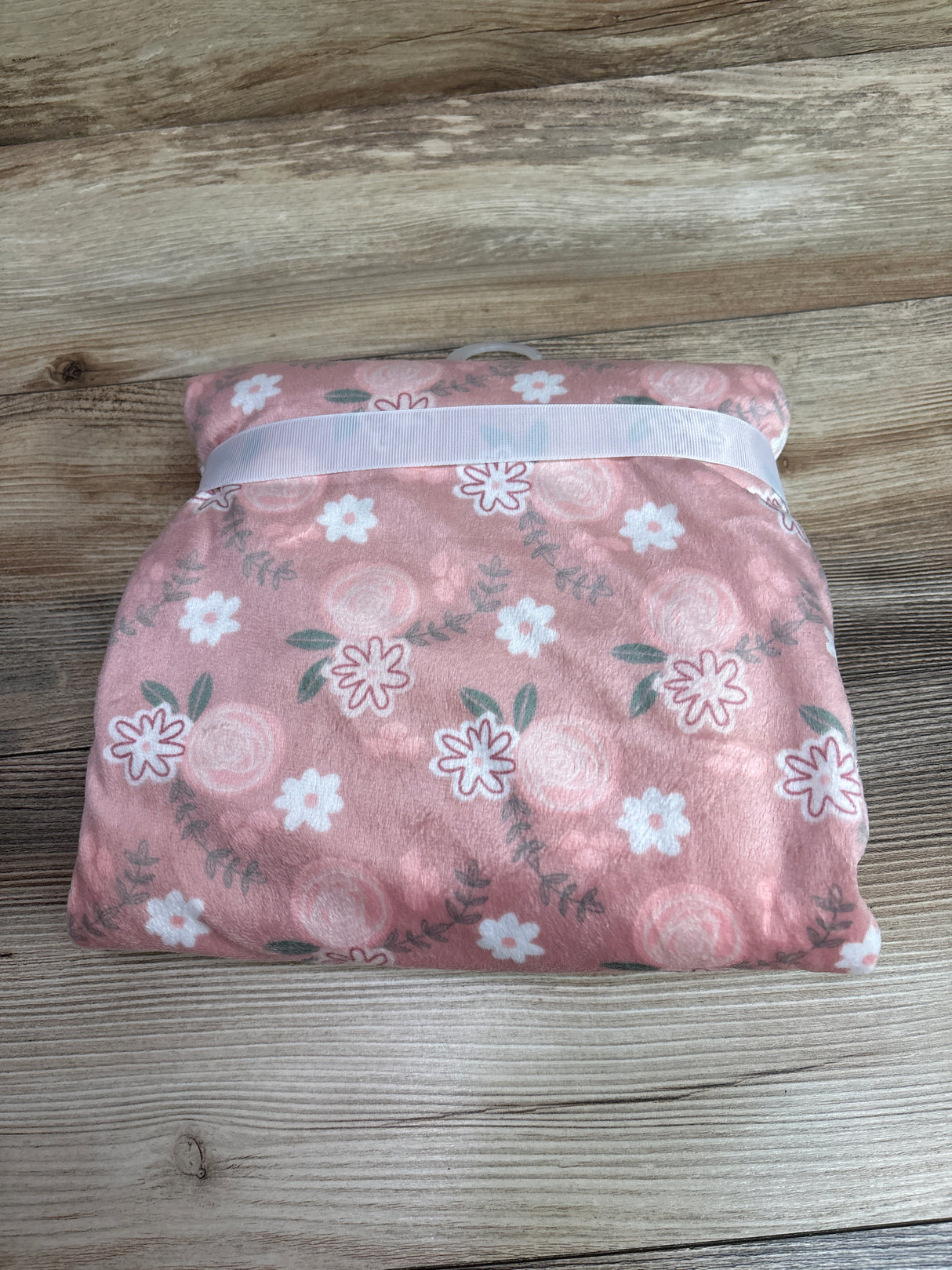 NEW My Baby Super Soft Plush Blanket Pink 30x30''