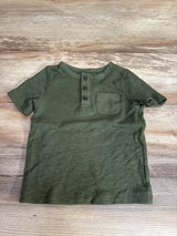 Old Navy Henley Waffle Knit Green sz 2T