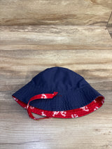 Carter's Reversible Bucket Hat Red/Navy sz 12-24m