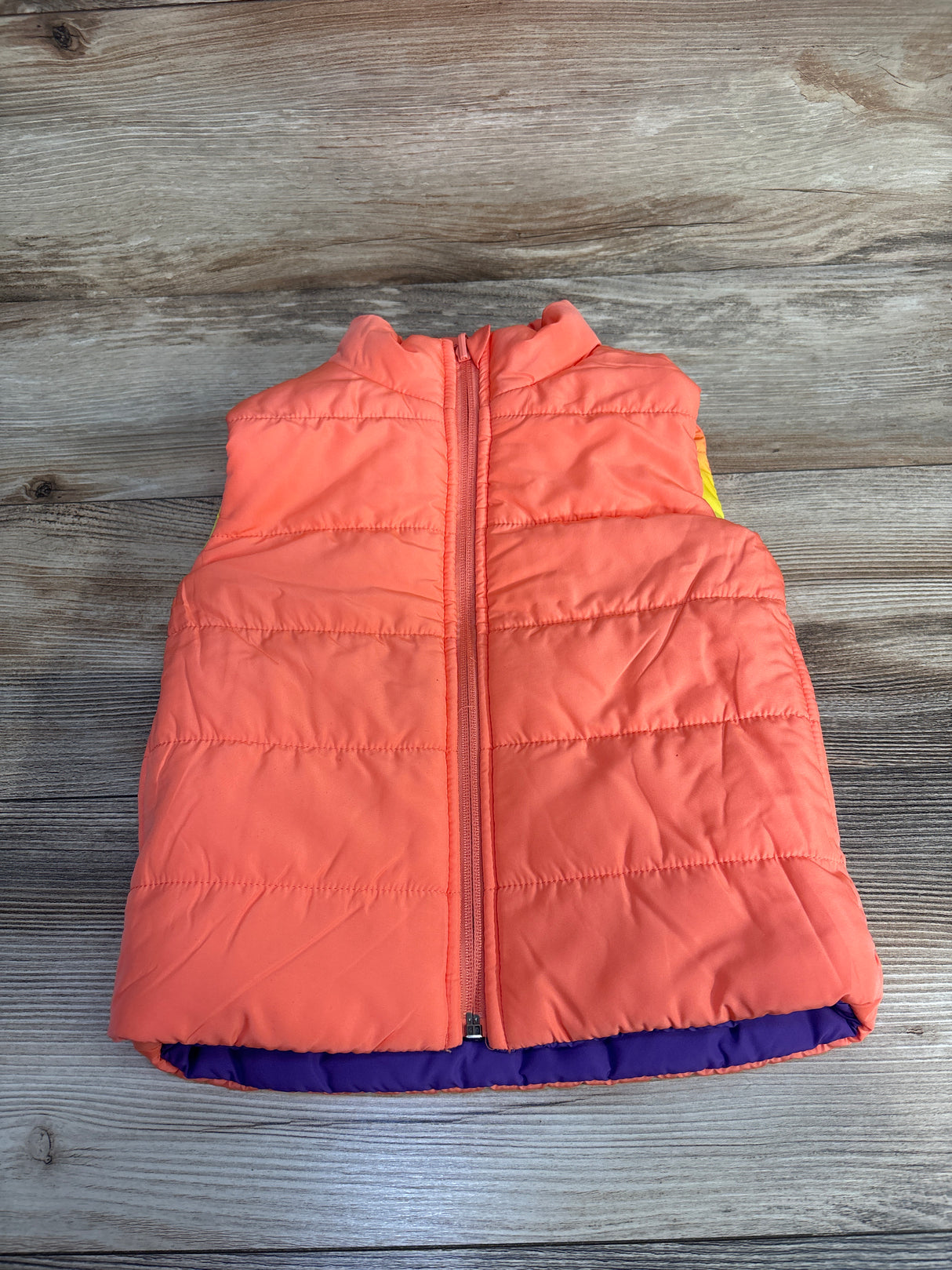 Crayola Double Sided Puffer Vest Orang sz 3T