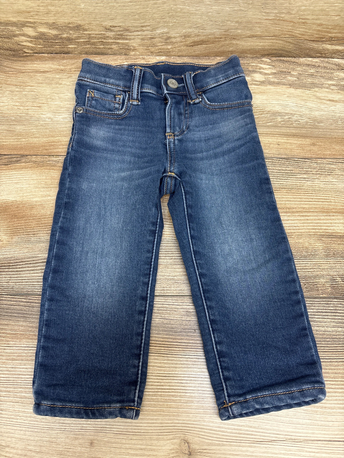 Baby Gap Lined Straight Jeans Blue sz 12-18m