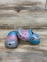 Crocs Classic Gliter Clogs Silver sz 5c