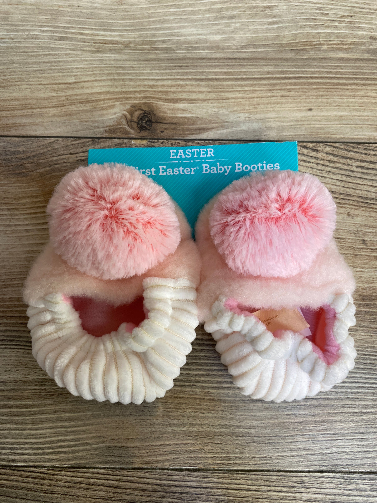 NEW My First Easter Baby Booties, Pink 0-6m