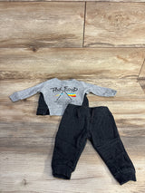 Pink Floyd 2pc Sweatshirt & Joggers Grey sz 0-3m - Me n Mommy To Be