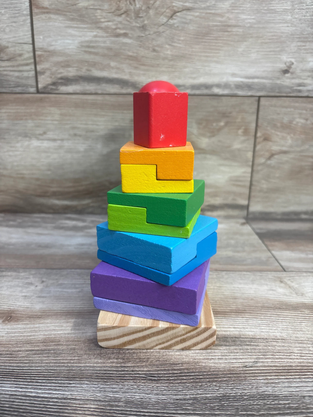 Melissa & Doug Geometric Stacking Toy