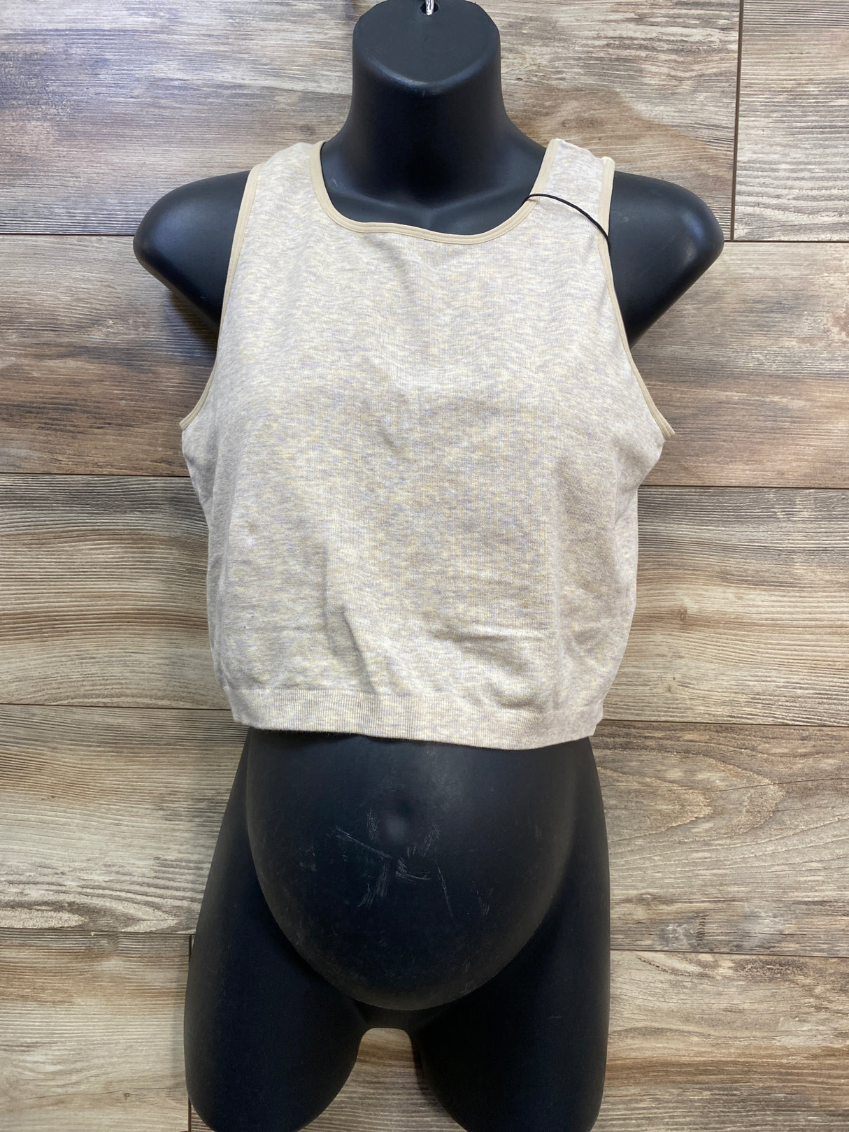 NEW Kindred Bravely Sublime Bamboo Hands-Free Pumping Longline Bra Top Oatmeal sz XL