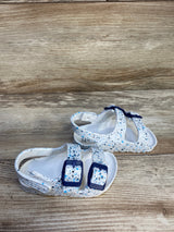First Steps Double Buckle Sandals White sz 4c