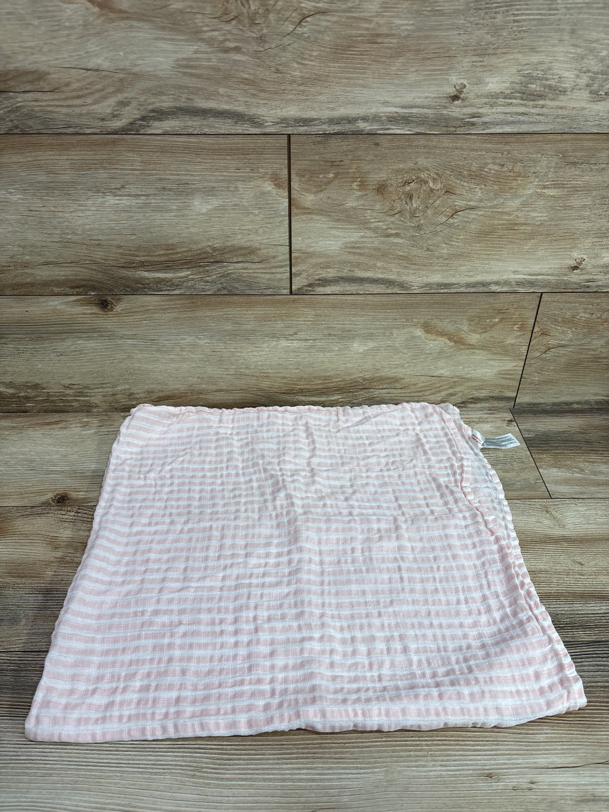 Chick Pea Muslin Swaddle Blanket Pink 36x40''
