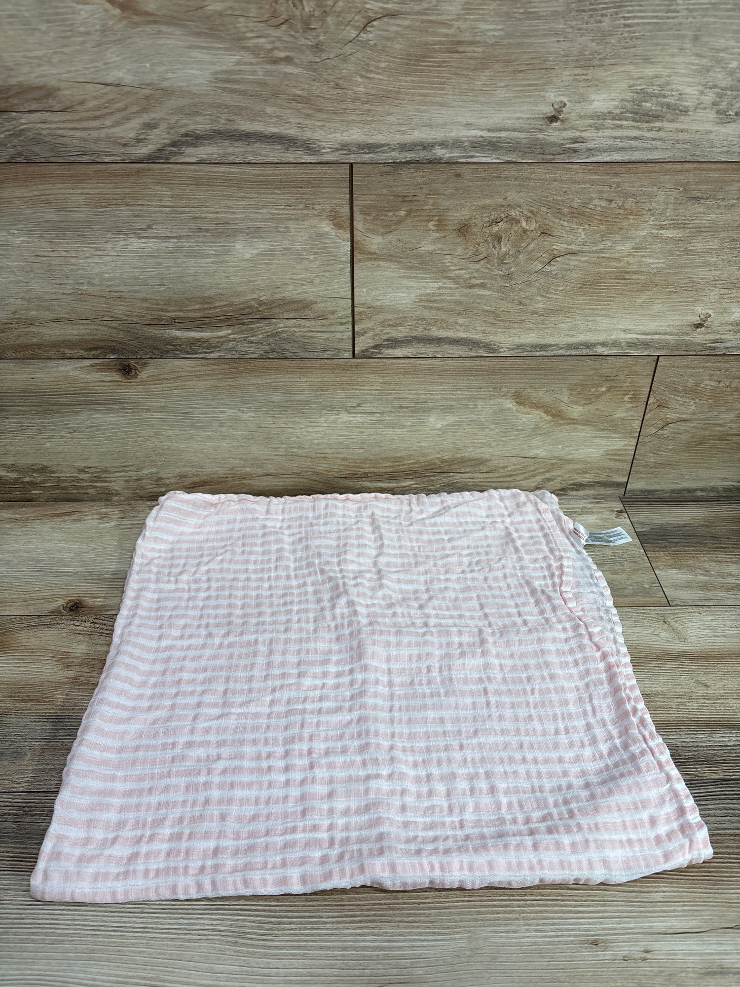 Chick Pea Muslin Swaddle Blanket Pink 36x40''