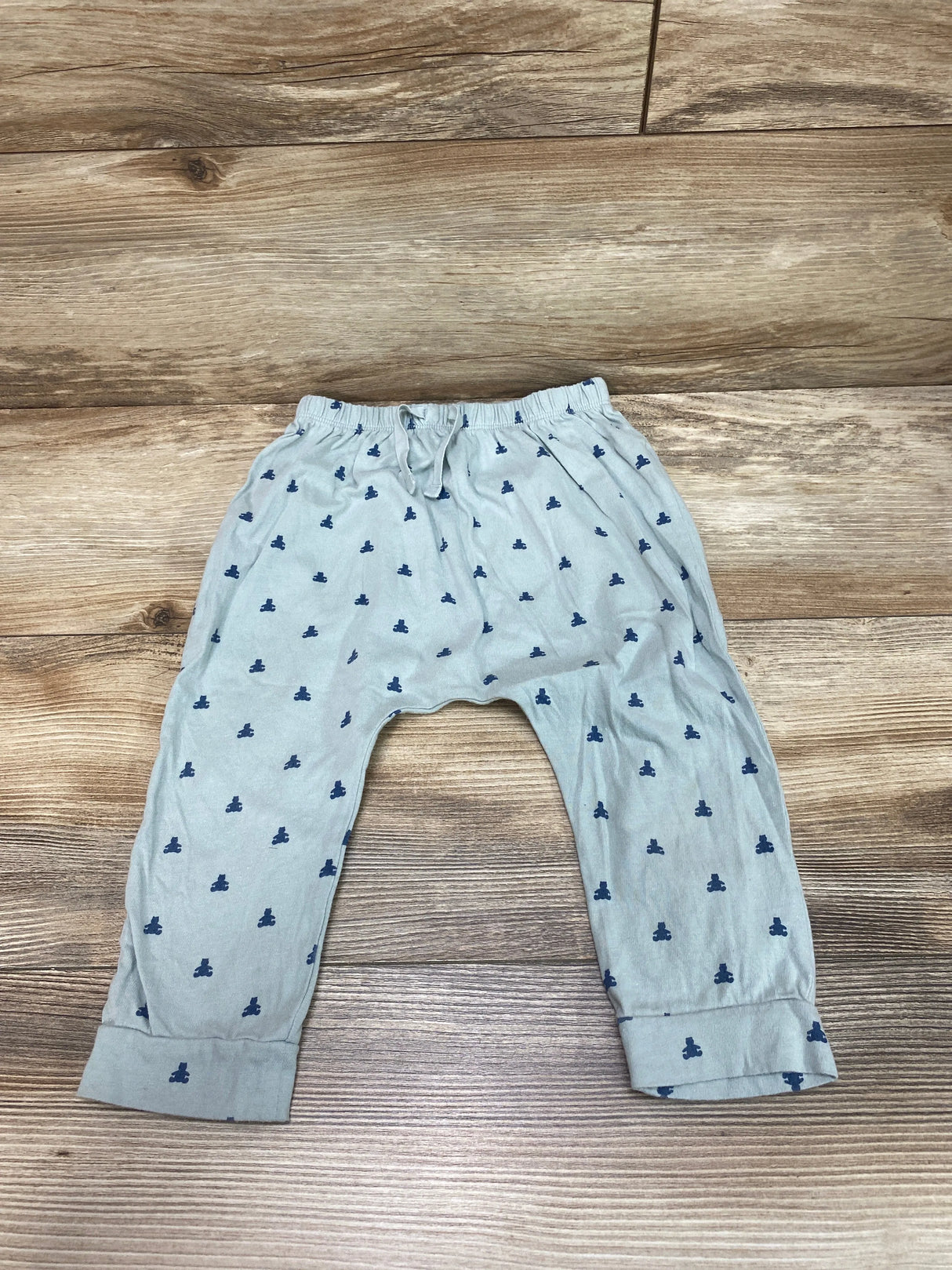 Baby Gap Bear Print Harem Pants Blue sz 18-24m