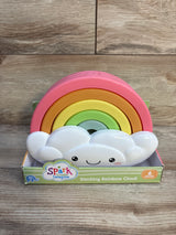 NEW Spark Create Imagine Stacking Rainbow Cloud 6Pc