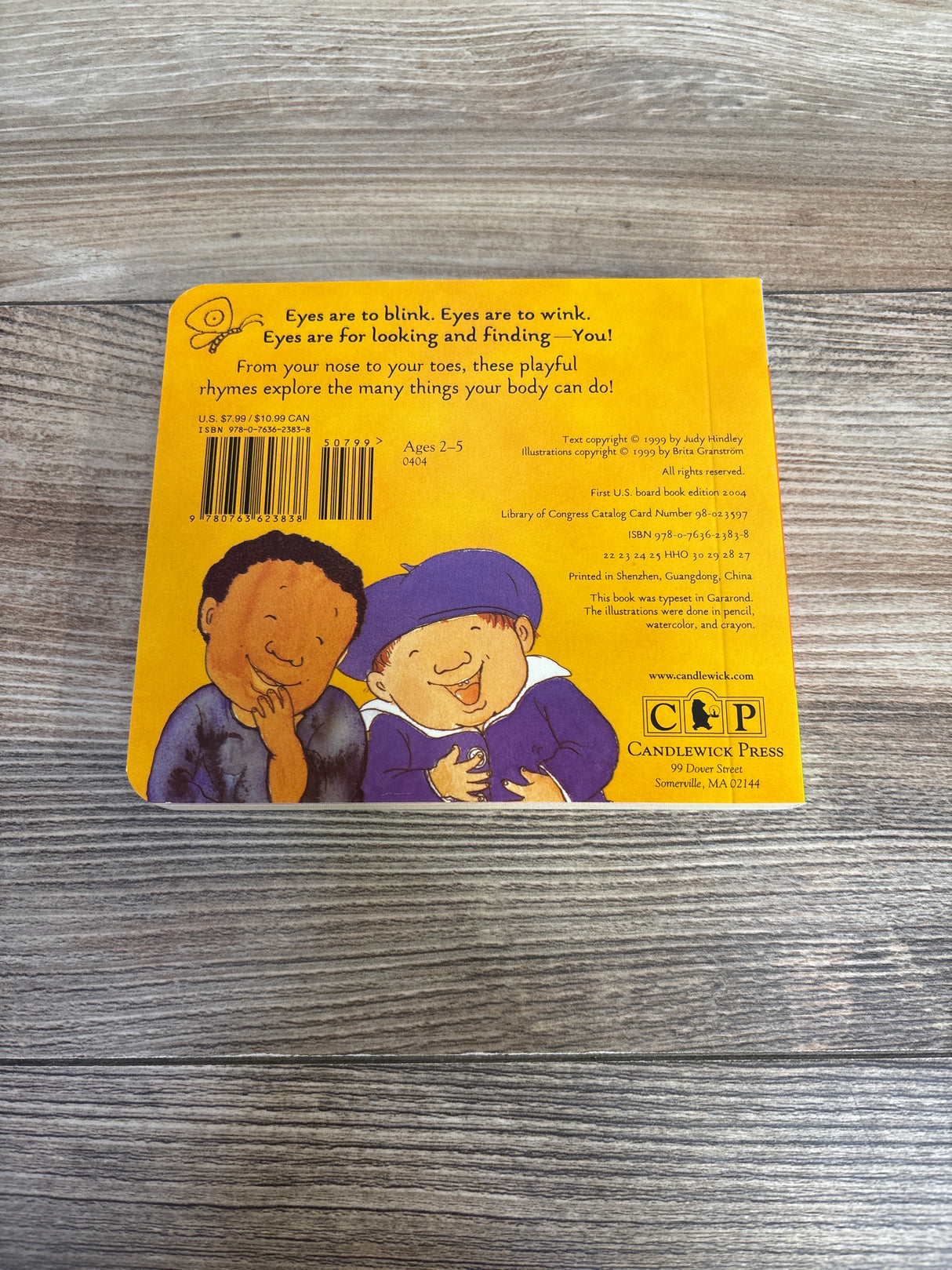Eyes, Nose, Fingers, and Toes: A First Book All About You Board Book
