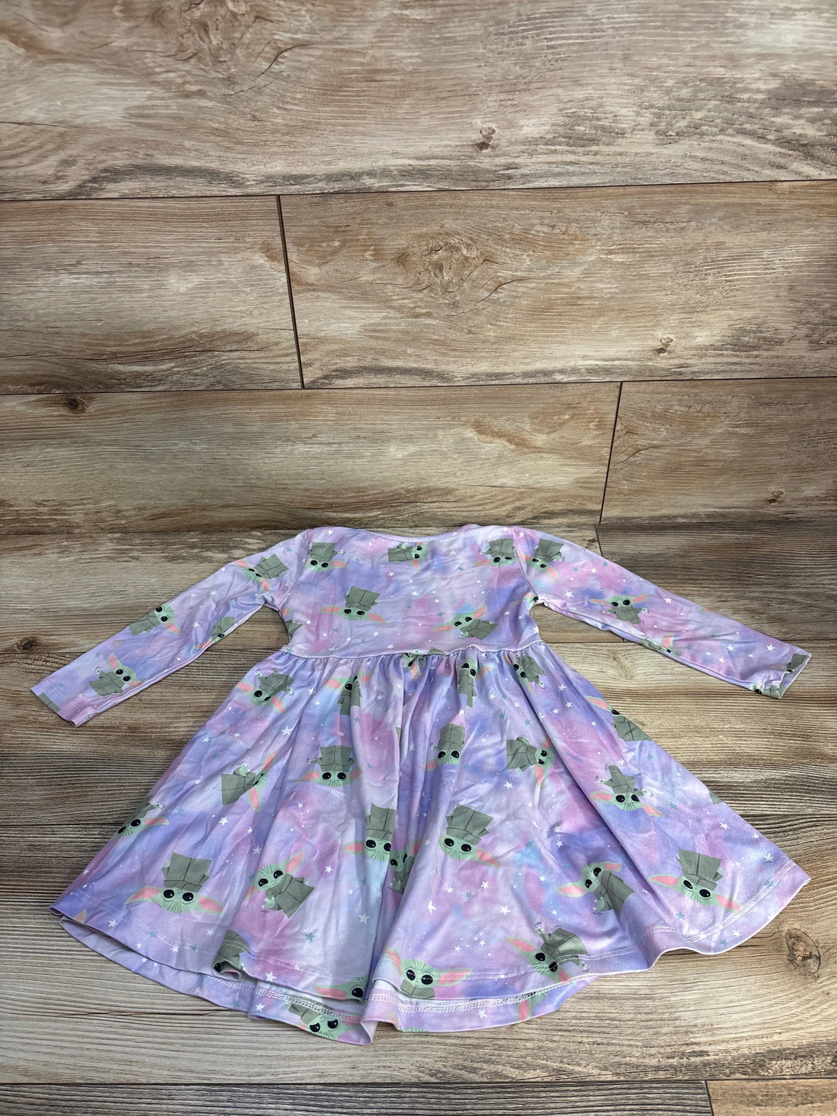 Star Wars Long Sleeve Galaxy Yoda Dress sz 3T