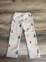 NEW Cat & Jack Ribbed Christmas Tree Jogger Set Cream sz 4T