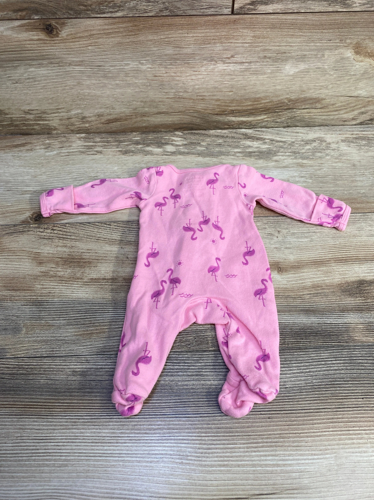 Child Of Mine Flamingo Sleeper Pink sz Preemie