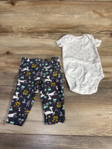 Simple Joys 2pc Bodysuit & Leggings White sz 3-6m