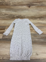 First Impressions Star Print Sleep Gown Grey sz 0-3m