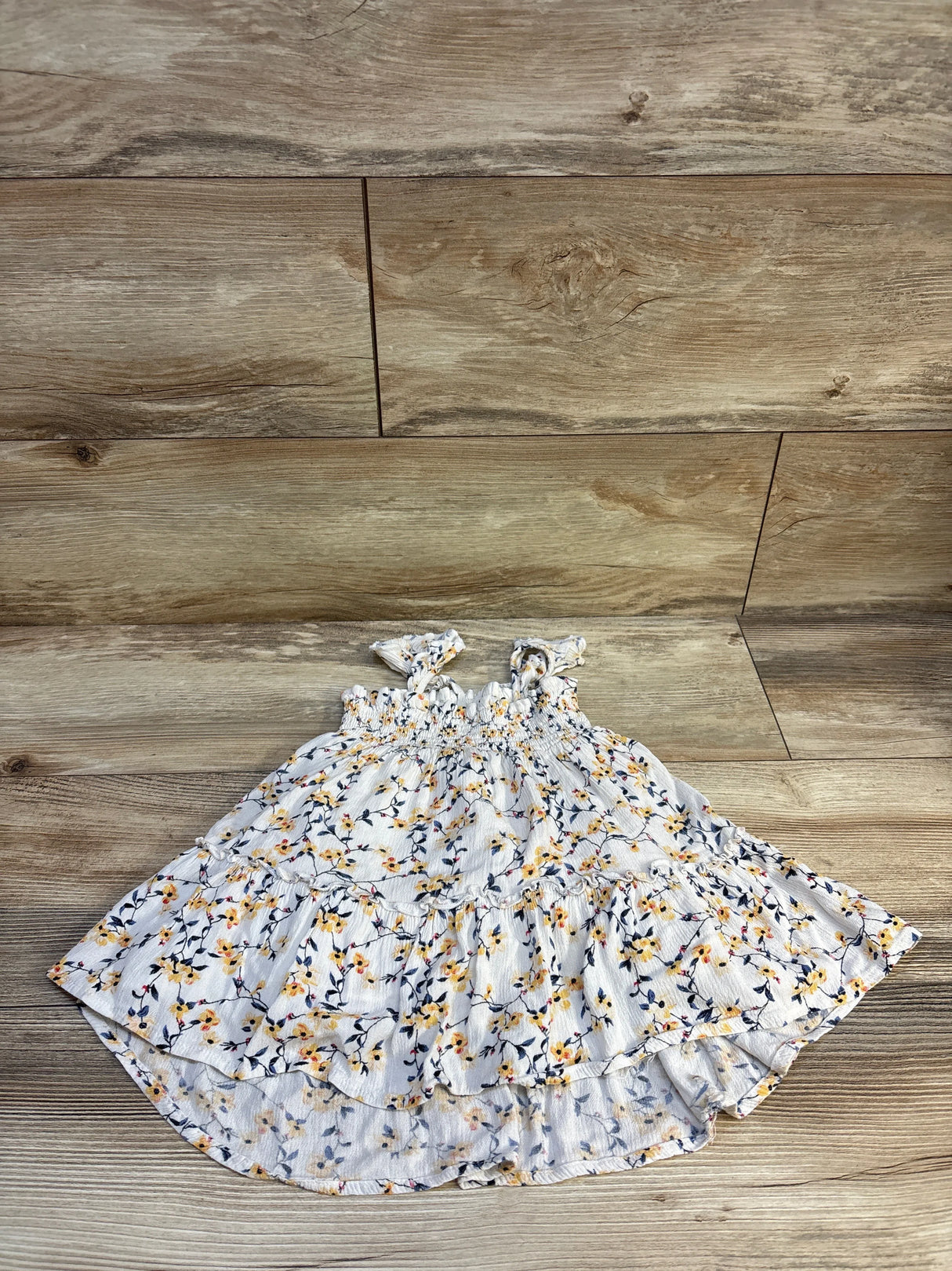 Robby Rabbit Garden Estate Floral Sundress White sz 3T