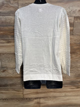 NWOT Gap Maternity Lightweight CashSoft Pointelle Sweater Off White sz Small