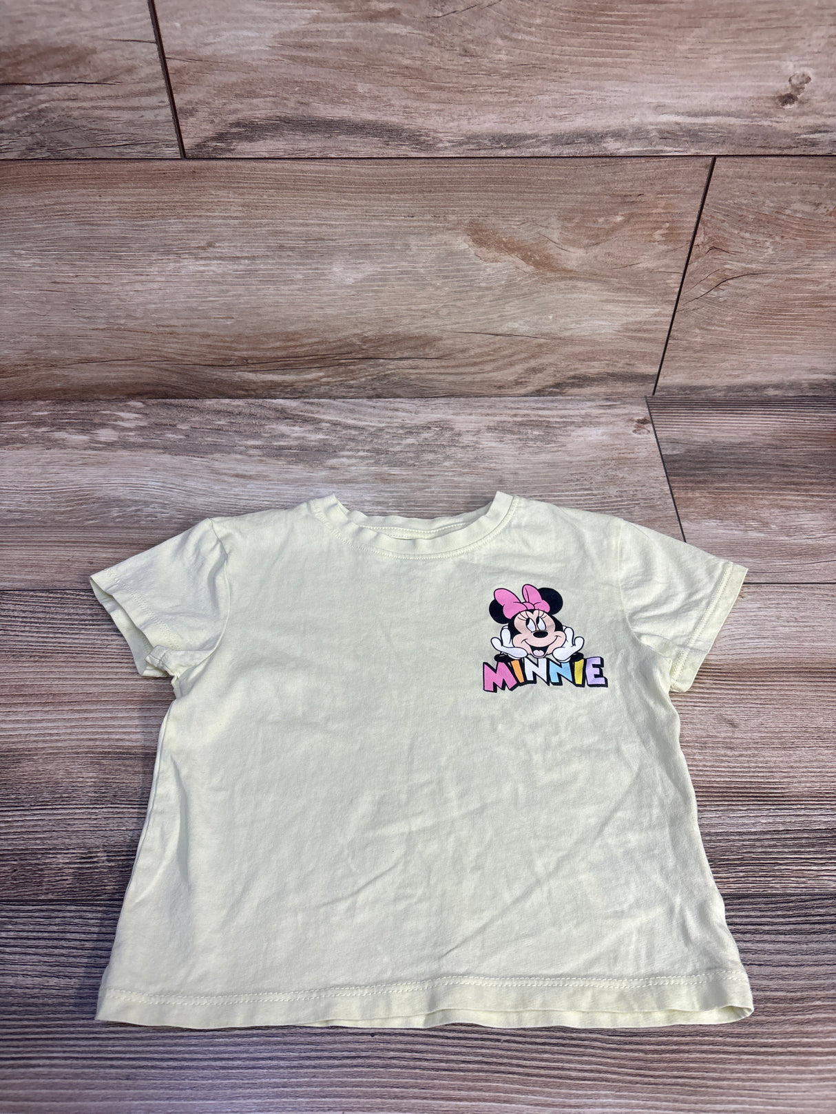 H&M x Disney Minnie Mouse Shirt Yellow sz 2T
