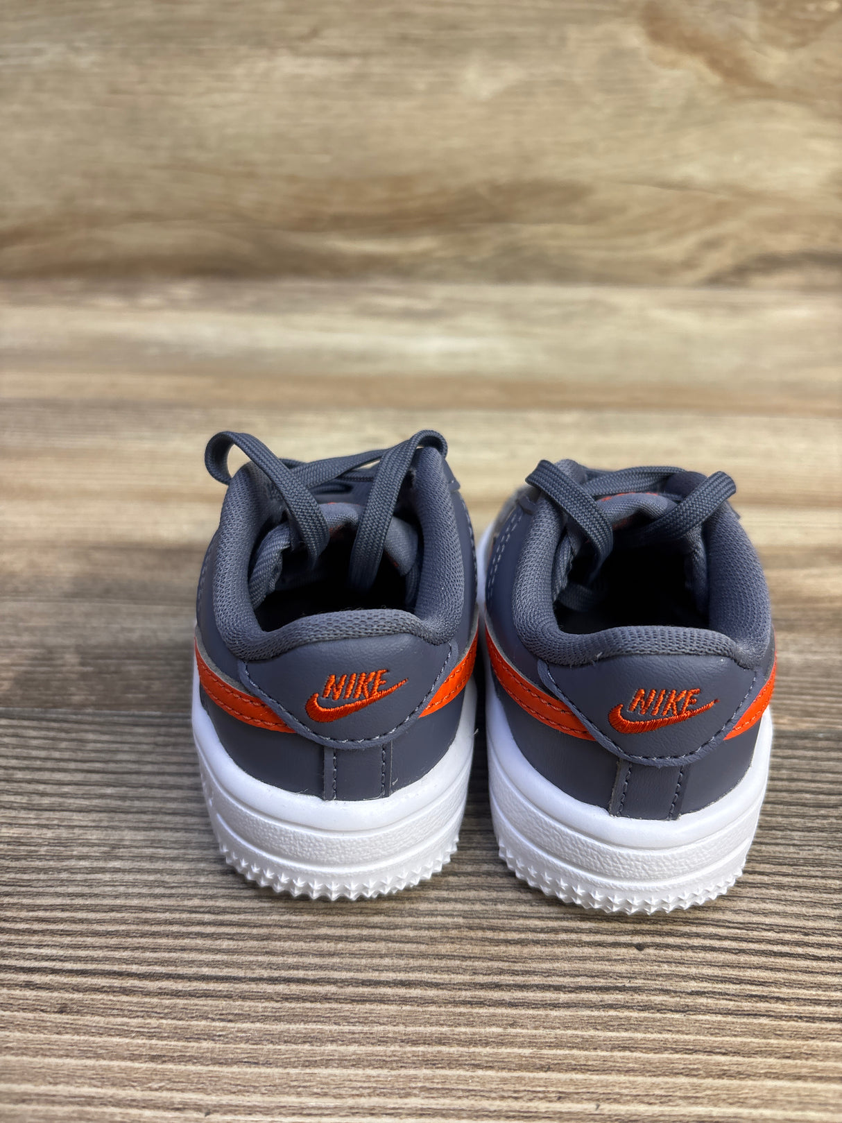 Nike Force 1 Low TD 'Cement Grey Light Carbon' Sneakers sz 3c
