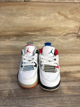 Air Jordan 4 Retro SE TD 'What The 4' White sz 6c