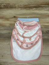 NEW Pooh Bear Collection 5pk Bibs Pink