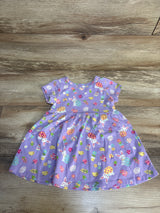 Children's Place Easter Bunny Print Dress Lilac sz 2T
