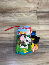 Cloth Crinkle Texture Farm Tails Sensory Book