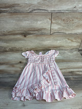 Emma & Elsa Striped Smocked Dress sz 3T