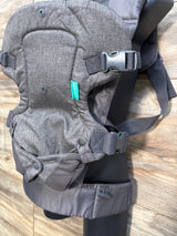 NEW Infantino Flip 4-in-1 Convertible Baby Carrier Grey 8-32lbs