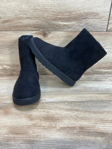 NEW Cat & Jack Holland Shearling Style Boots Black Sz 13c