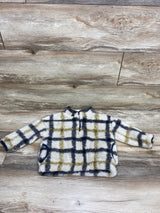 Zara Sherpa Half-Zip Jacket Beige sz 18-24m