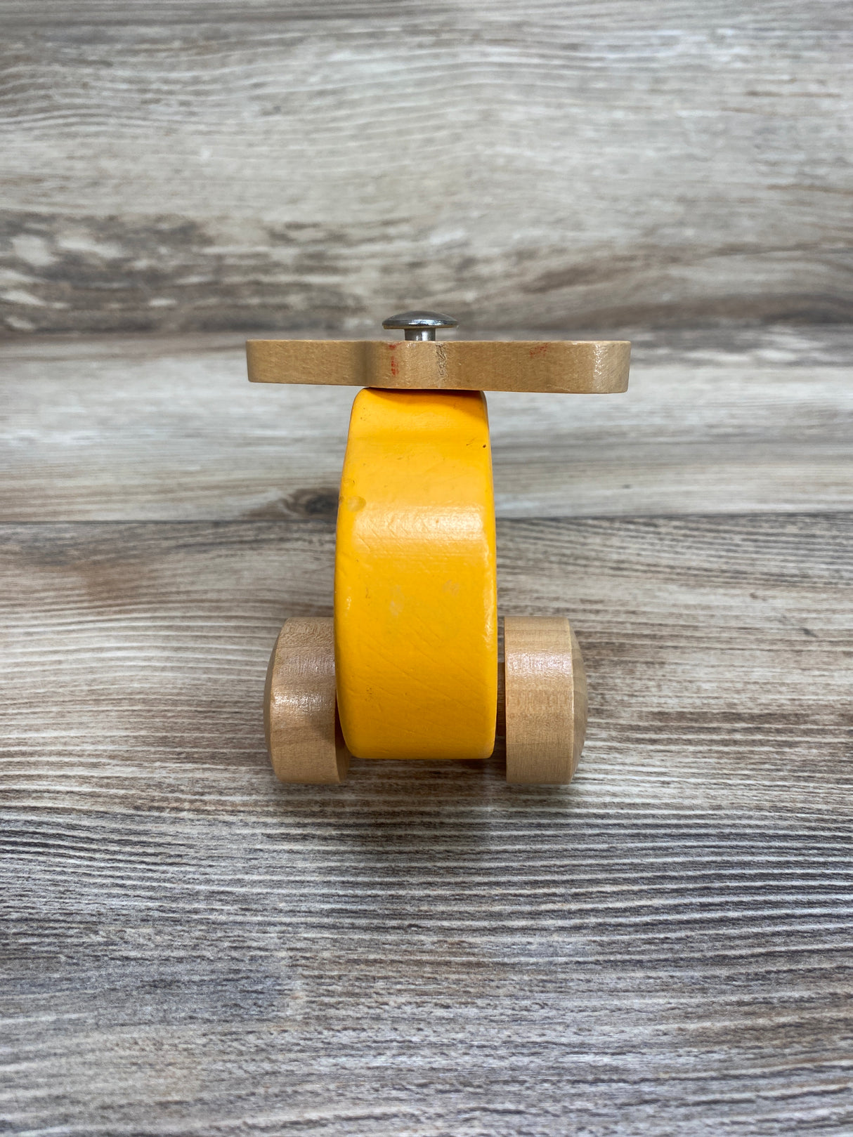 Hape Little Copter Wooden Toy Orange