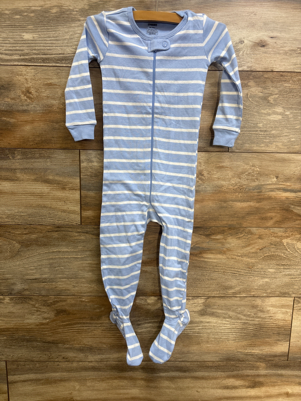 NEW Gymboree Striped Sleeper Blue sz 18-24m