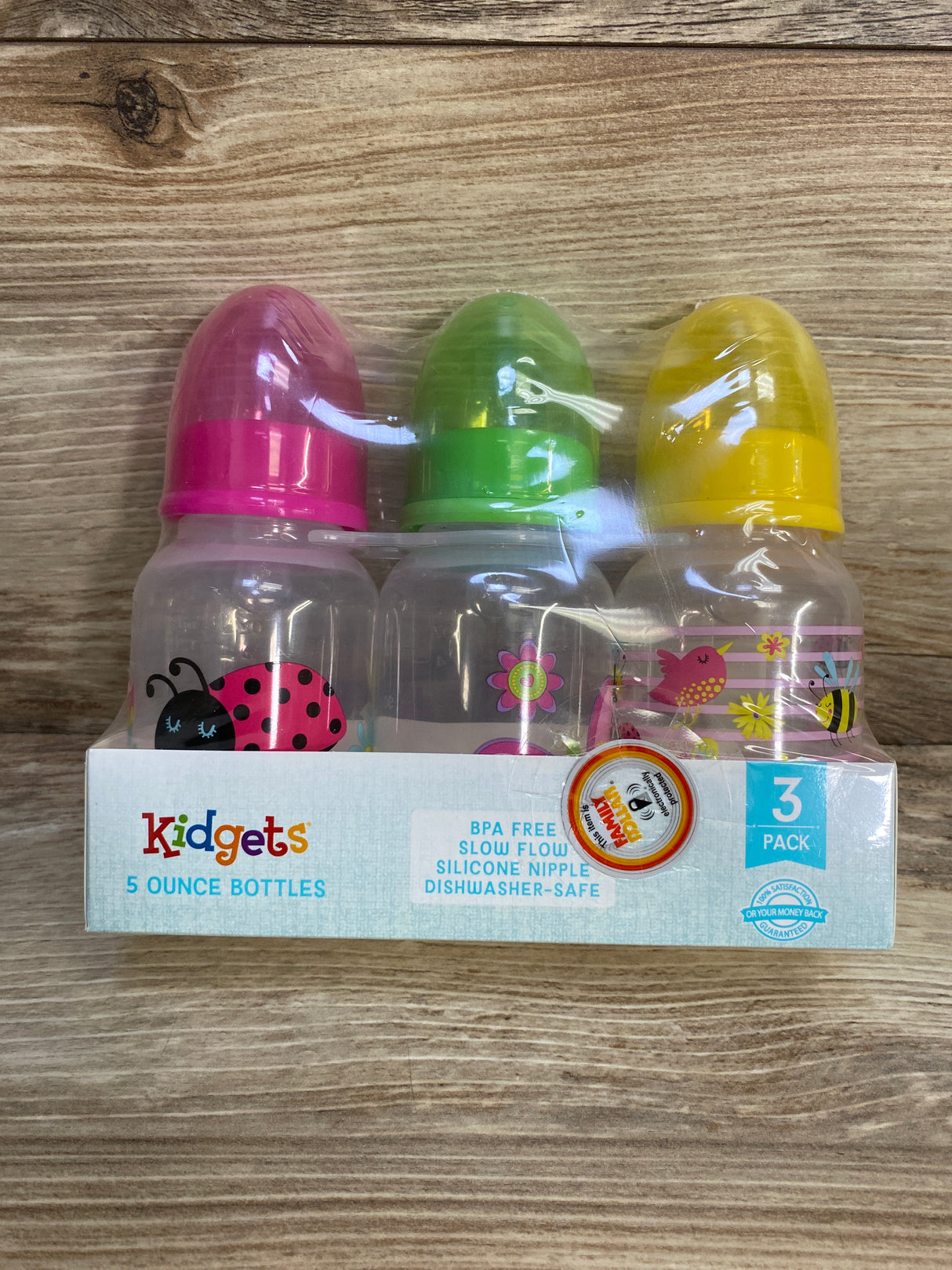 NEW Kidgets 3pk Bottles, 5oz