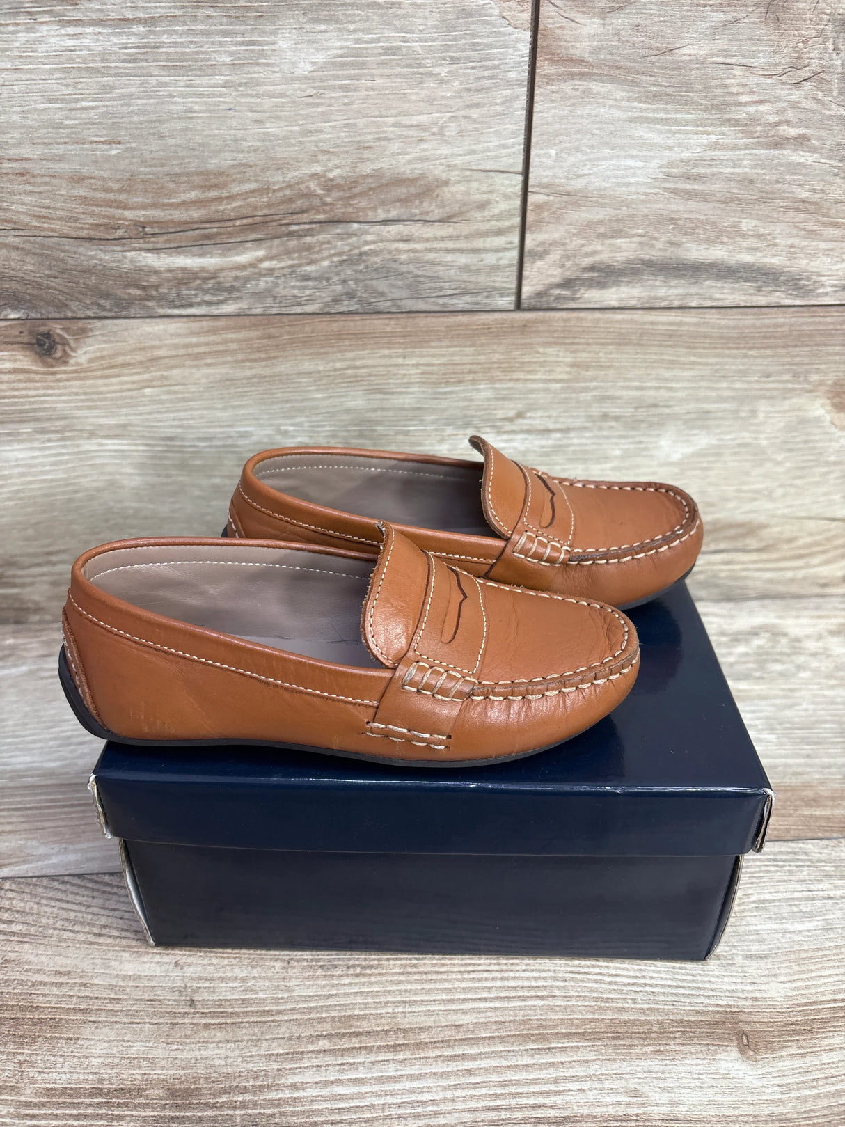 Polo Ralph Lauren Telly Leather Penny Loafers Brown sz 12c