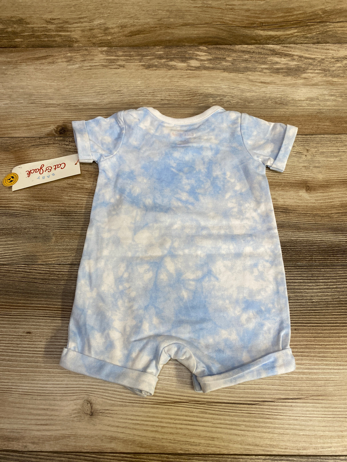 NEW Cat & Jack Lil Snuggle Bunny Romper Blue sz 0-3m