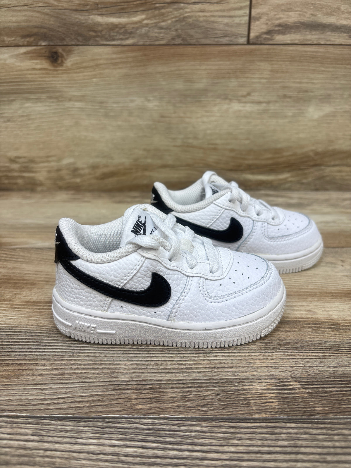 Nike Force 1 TD 'White Black' Sneakers sz 6c