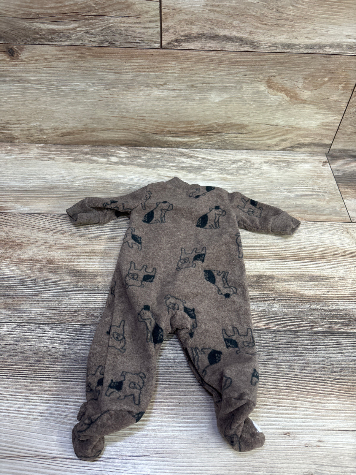Child Of Mine Blanket Sleeper Brown sz Preemie