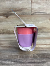 NEW Munchkin Splash 2 Cups with Training Lid Purple/Pink 7oz*